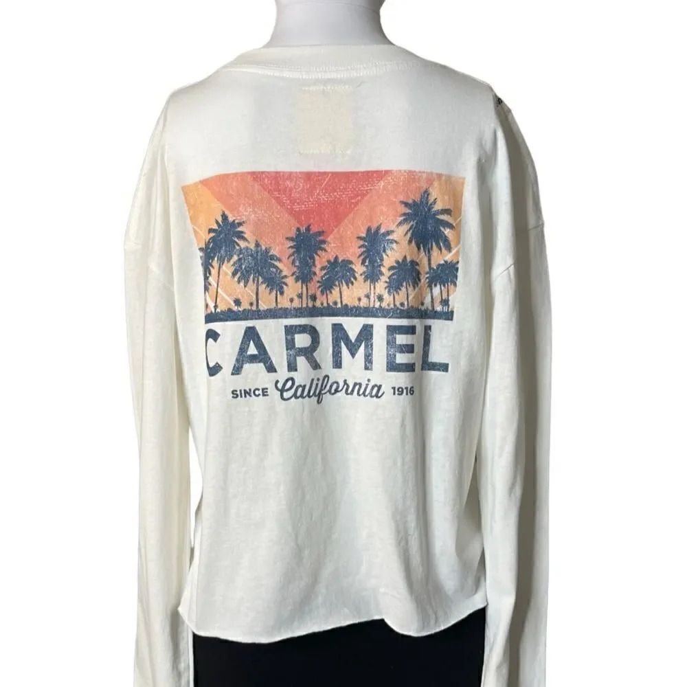 Original League CARMEL Long Sleeve Pocketed Shirt White Size Small